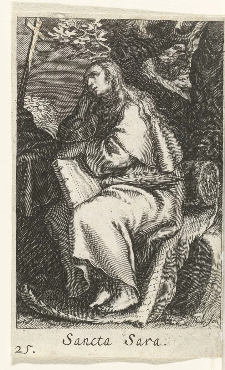 Santa Sara di Libia come eremita - Rijks Museum, Amsterdam